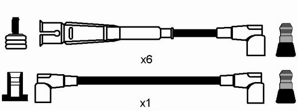 Kit Cavi Accensione Ngk 0744 - 2