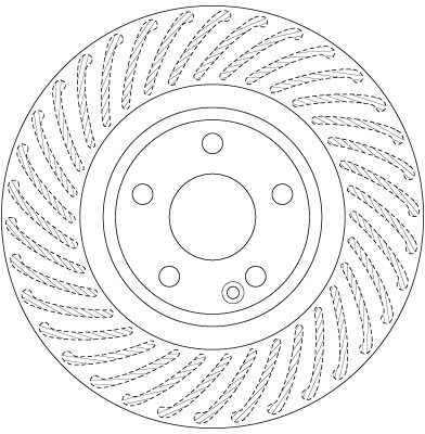 Discofreno Trw DF6631 - 2