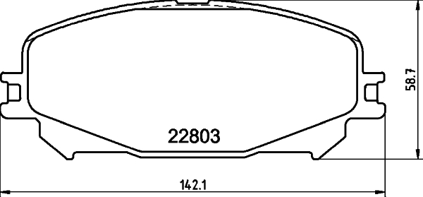 Kit Pastiglie Freno, Freno A Disco Hella 8DB 355 039-201