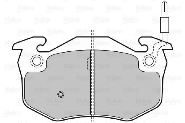 Kit Pastiglie Freno, Freno A Disco Valeo 598396 - 2
