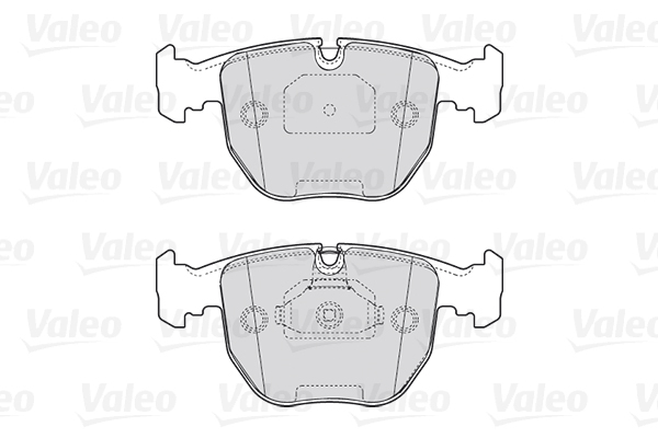 Valeo - Imbottiture Per Freni First - 301412 - Set Di 4 Imbottiture - Asse Anteriore - Completamente Dotato Di Accessori Montati. - 2