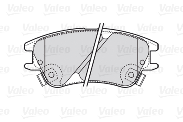 Kit Pastiglie Freno, Freno A Disco Valeo 301708 - 2