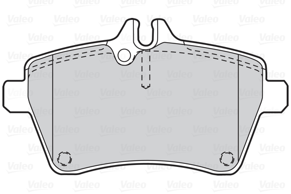 Valeo - Imbottiture Per Freni First - 302052 - Set Di 4 Imbottiture - Asse Anteriore - Completamente Dotato Di Accessori Montati. - 2