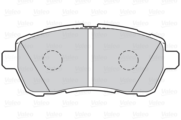 Valeo - Imbottiture Per Freni First - 302220 - Set Di 4 Imbottiture - Asse Anteriore - Completamente Dotato Di Accessori Montati. - 2