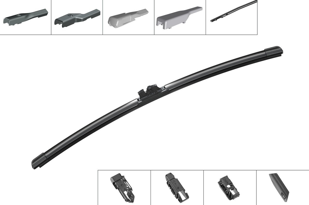 Bosch Automotive APX19 Tergicristallo Aerotwin, Lunghezza: 475 Mm, Single Front Wiper Blade