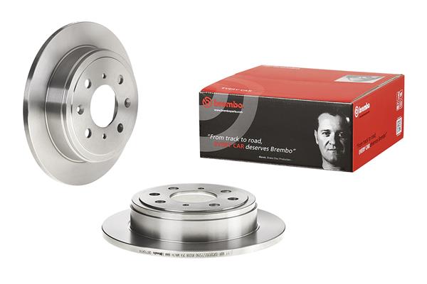 Brembo 08.7104.14 - Disco Freno (Set Di 2) - Posteriore - 2