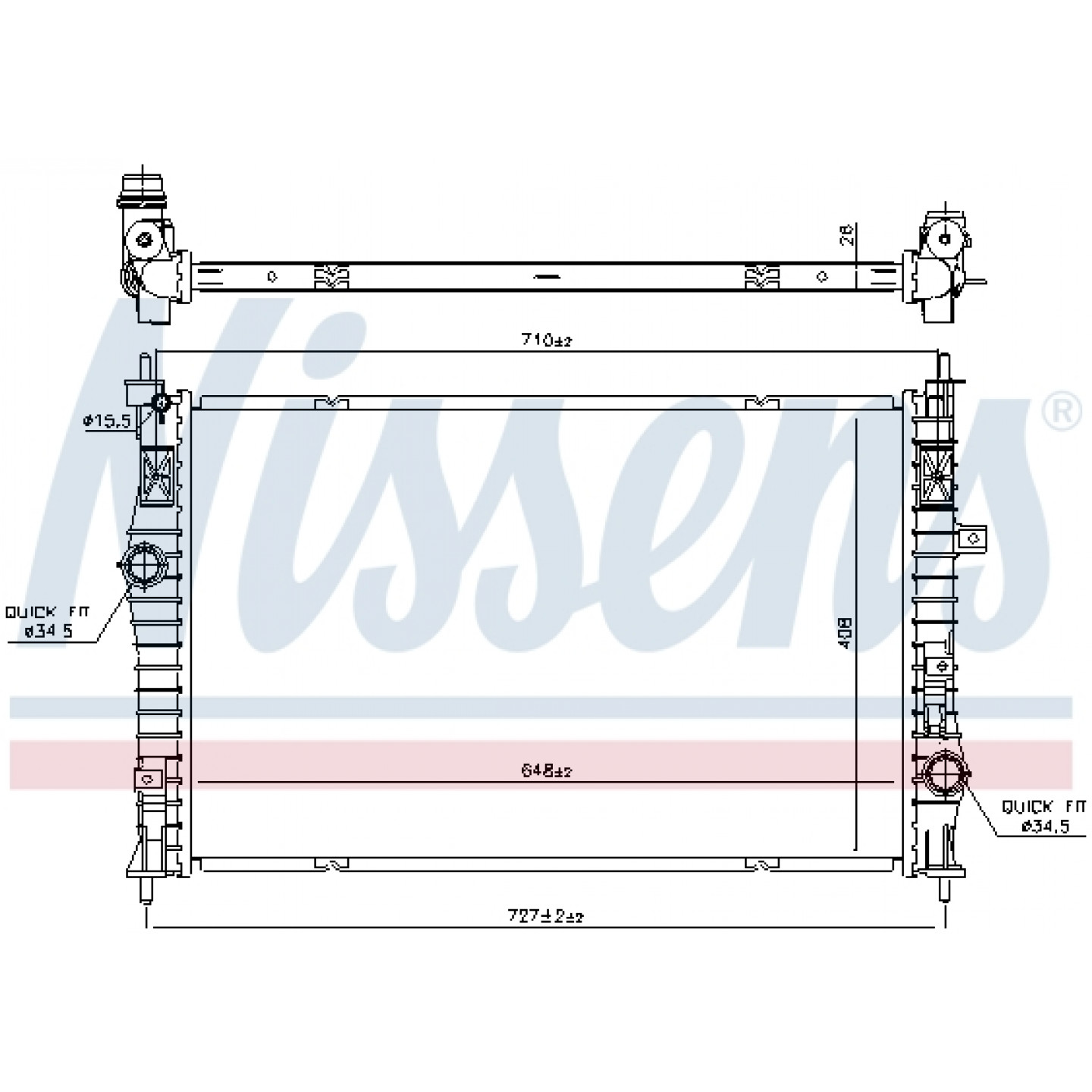 214814567R Dacia Duster Ventilateur de refroidissement de radiateur