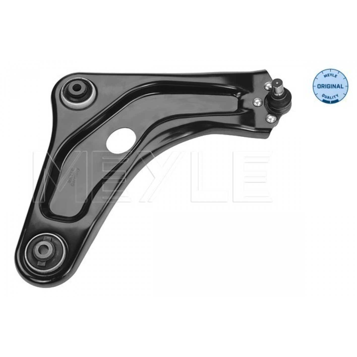 Meyle Braccio Oscillante Anteriore Destro Per PEUGEOT 207 E 208 - Codice 11-16 050 0052, In Lamiera D'Acciaio, Con Cuscinetto In Gomma