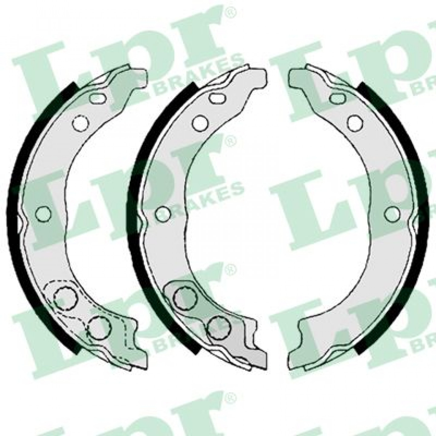 Brembo S 86 509 - Ganascia Freno Posteriore Per Auto, Kit Con Accessori Premontati, Conforme Normativa ECE-R90
