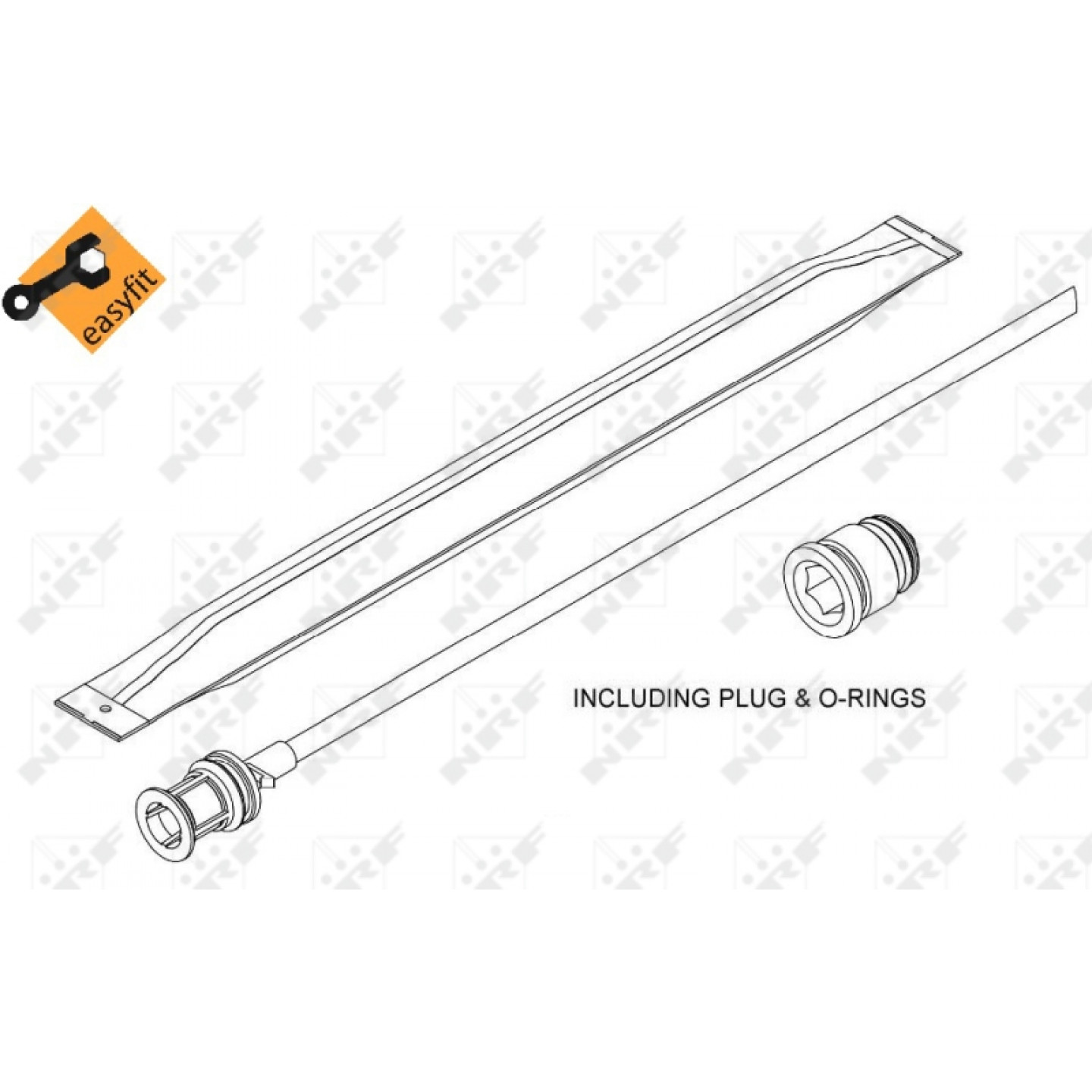 Filtre Déshydratant Climatisation Nissens 95465 - Compatible Mercedes Classe C, E, GLK