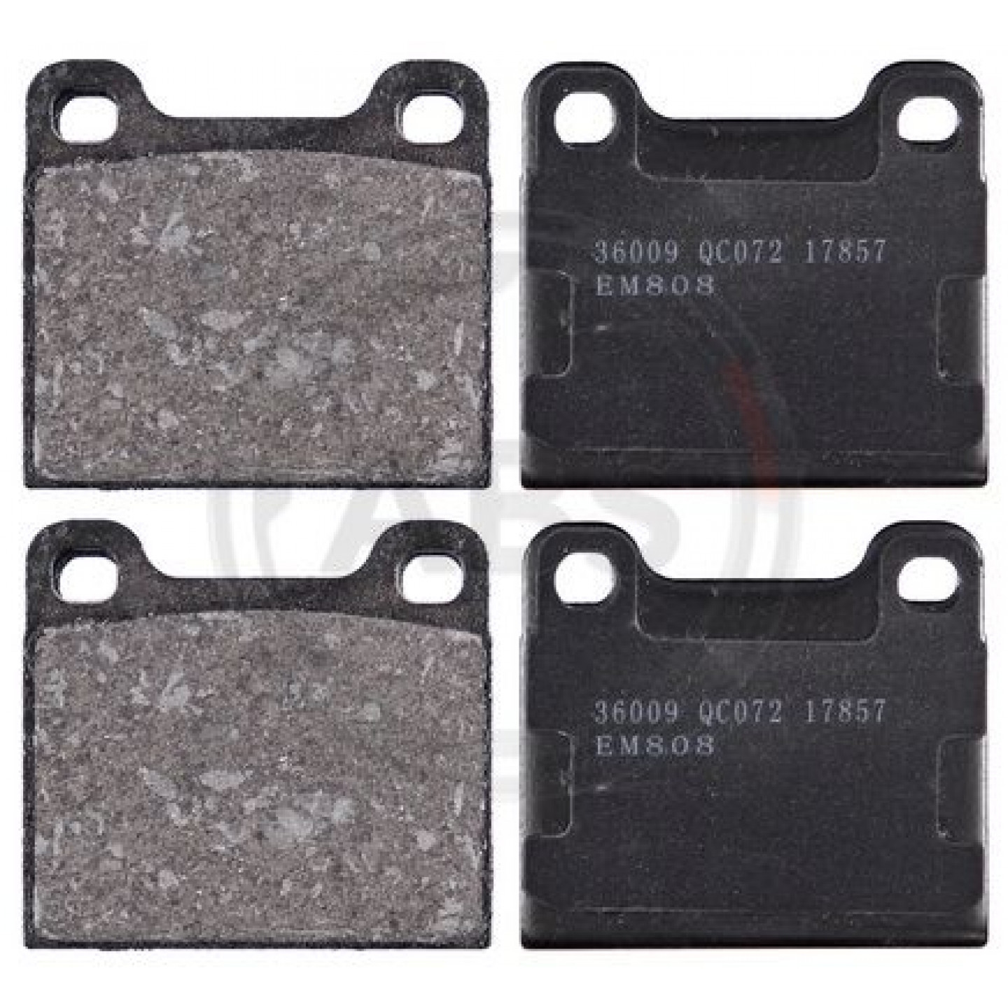 A.B.S. 36110 Pastiglie Freno Anteriori Per Citroën Xantia SW, Altezza 75 Mm, Larghezza 83 Mm, Spessore 16 Mm - 6