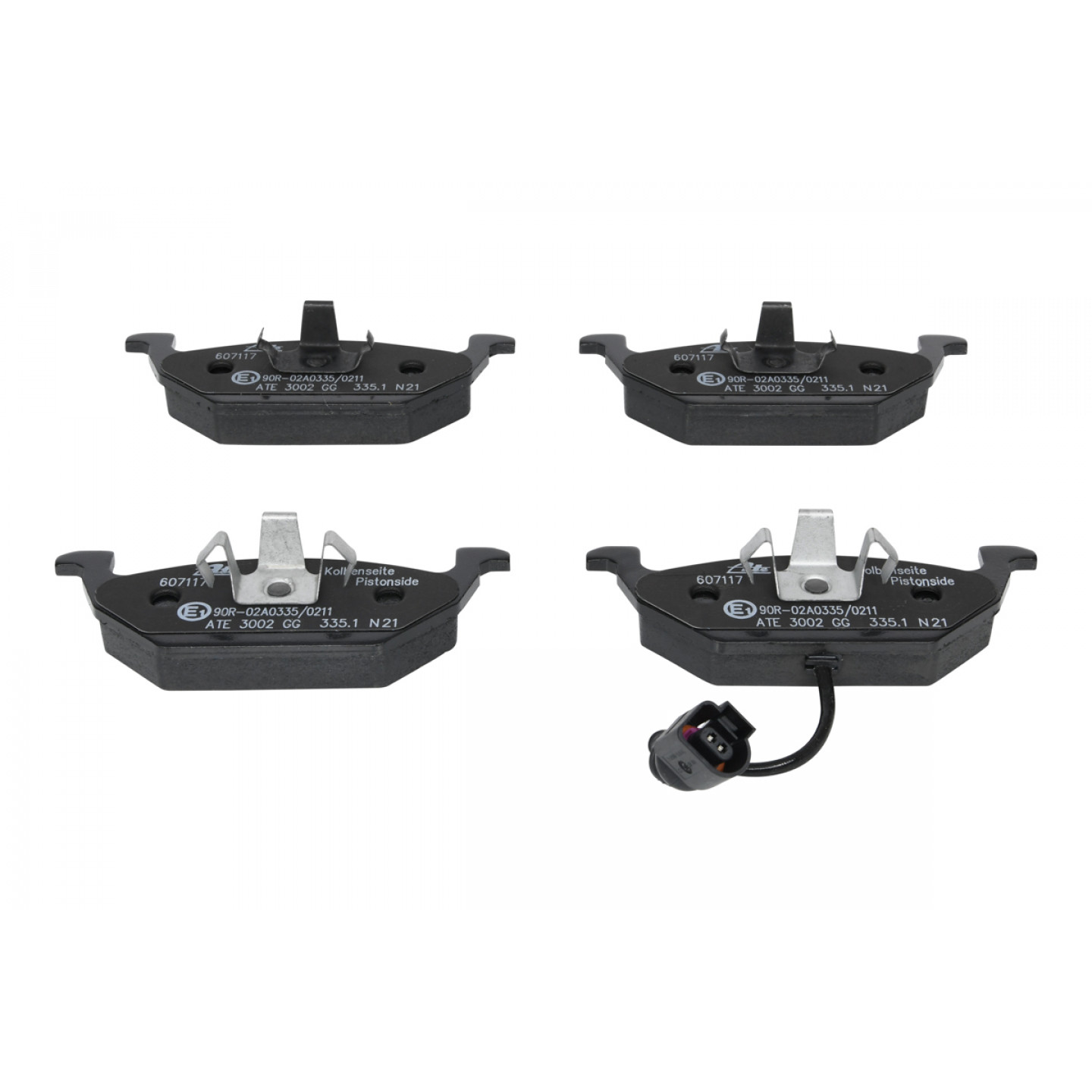 Set Accessori Freno A Disco Ate 13.0460-0137.2 – Compatibile Con Mitsubishi Outlander, Pajero, Citroën C-Crosser E Peugeot 4007 - 3