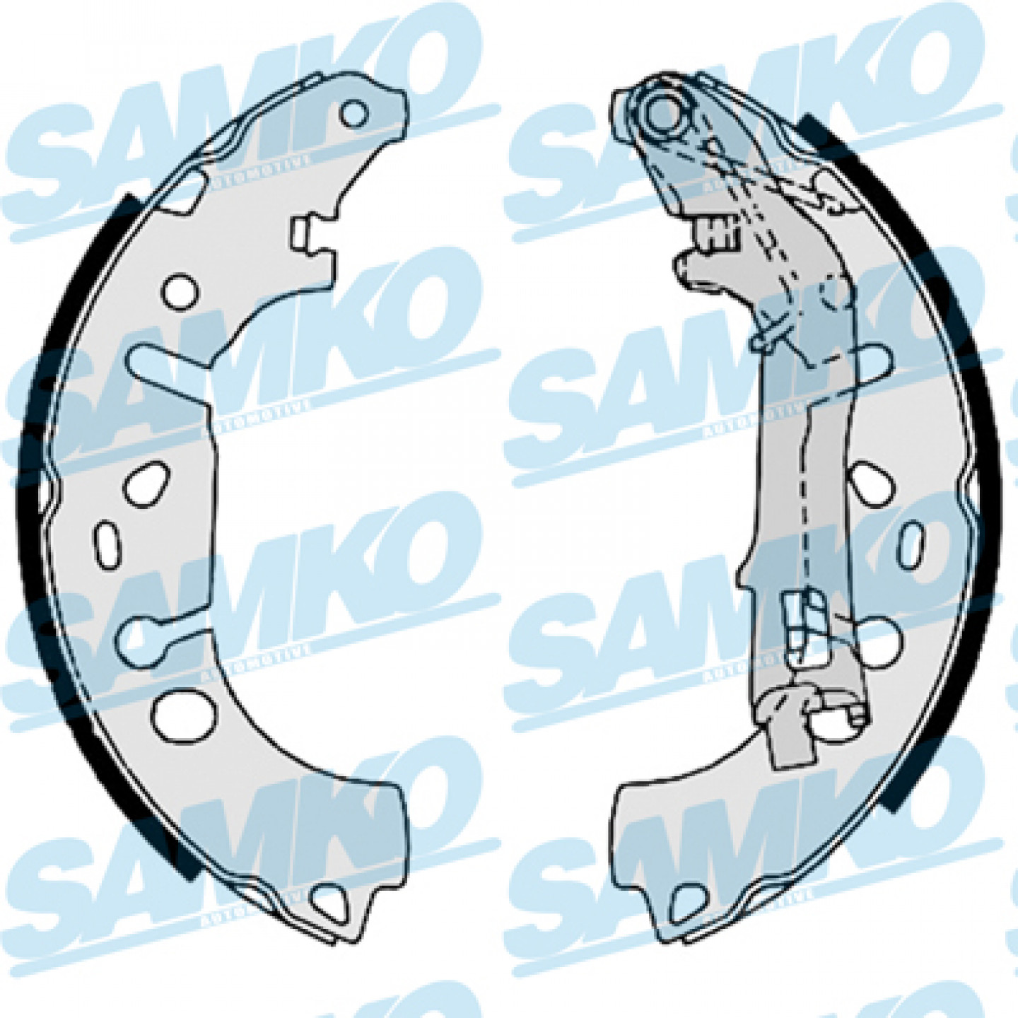 Kit Ganasce Freni ATE FC180119 Posteriore - Ricambi auto SMC