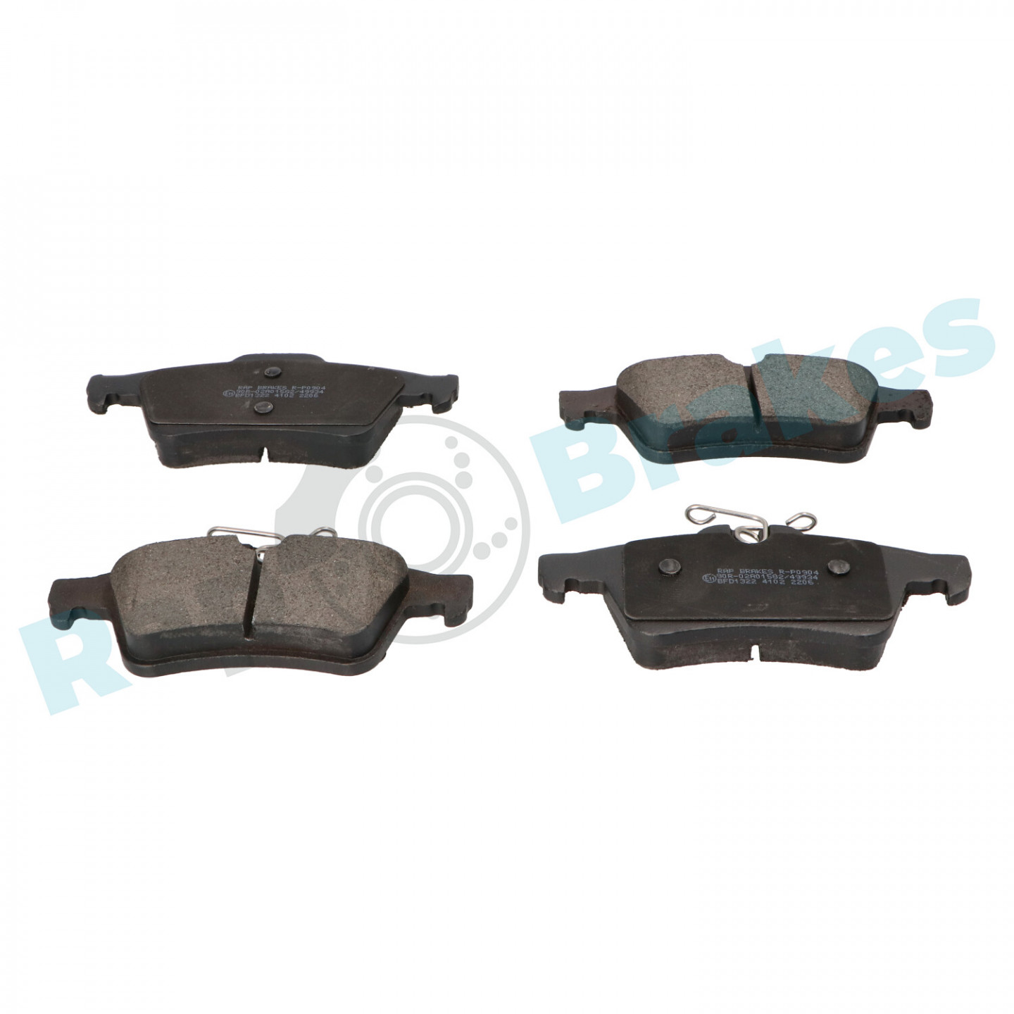 Brake Pad Set, disc brake RAP BRAKES R-P0904 - Trodo.com