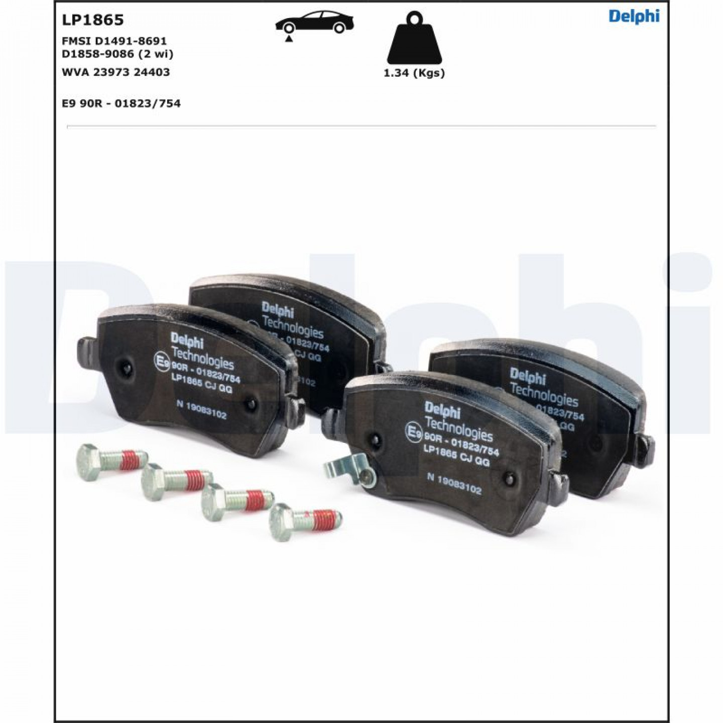 Kit pastiglie freno, Freno a disco SKF VKBP 80003