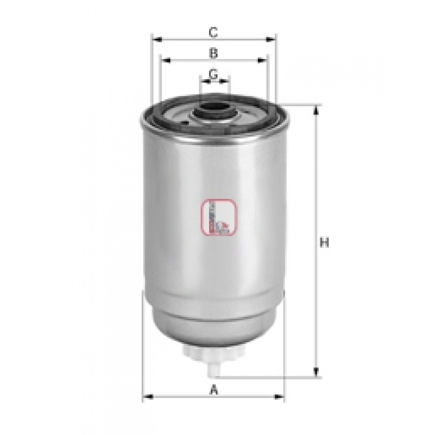 Kraftstofffilter SOFIMA S 0319 NC