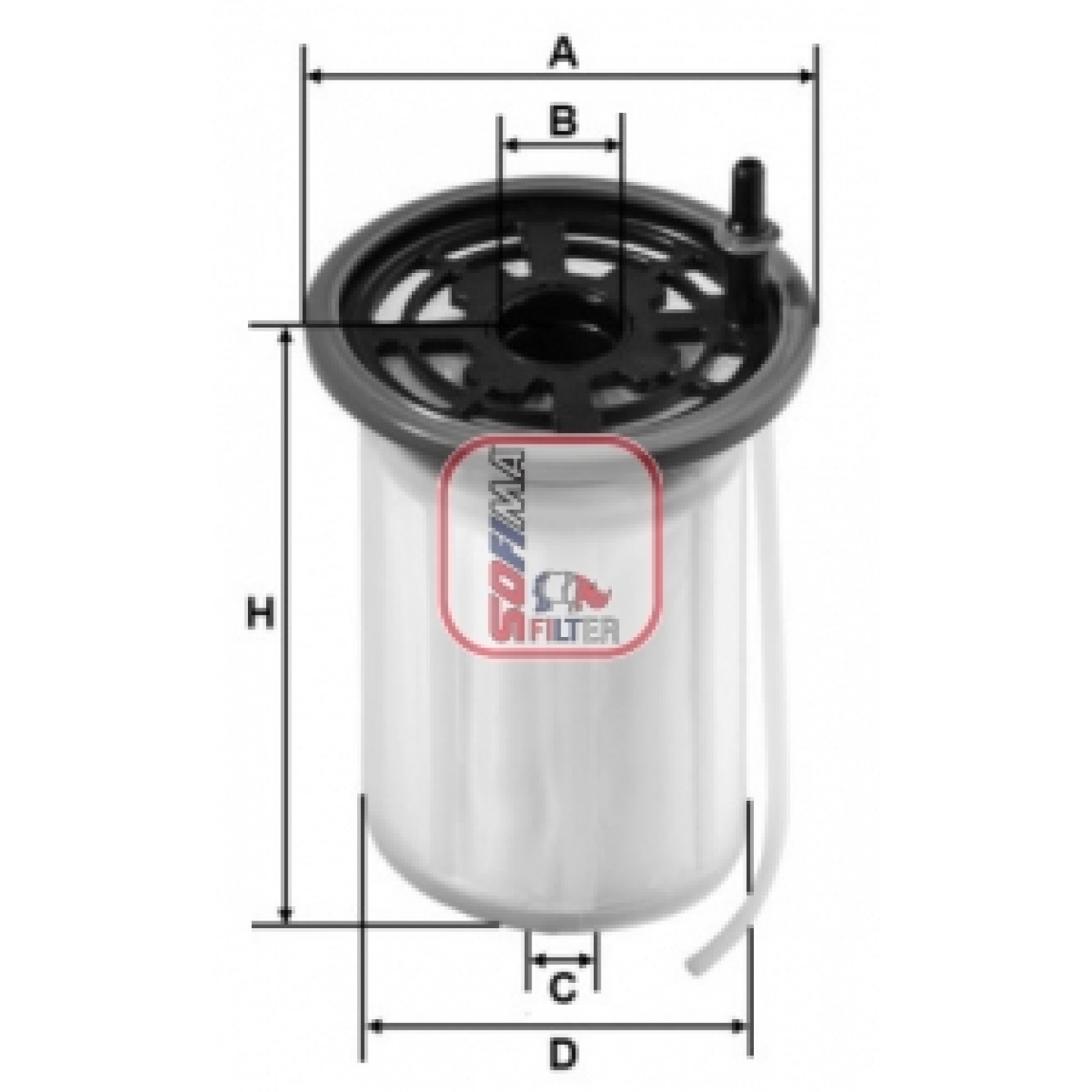 Filtro combustible SOFIMA S 0H2O NE
