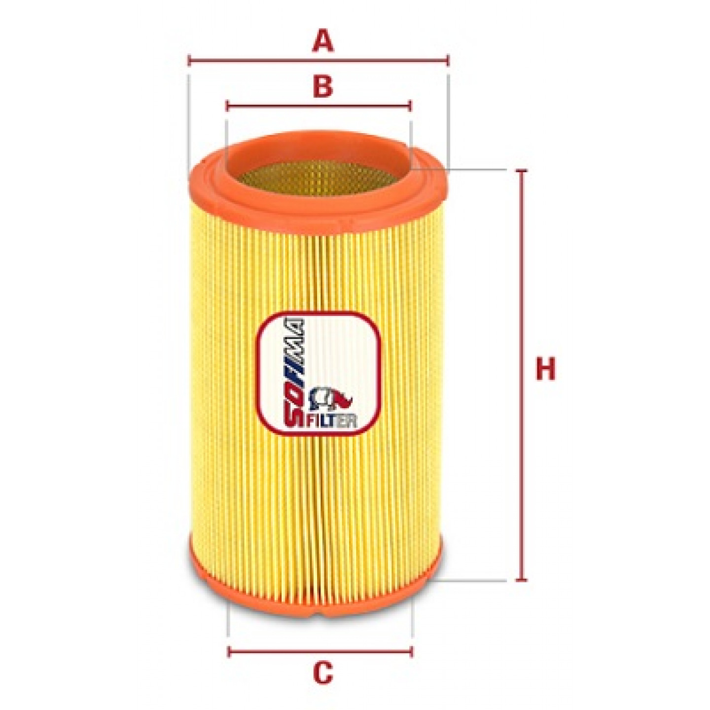 Luftfilter SOFIMA S 1250 A