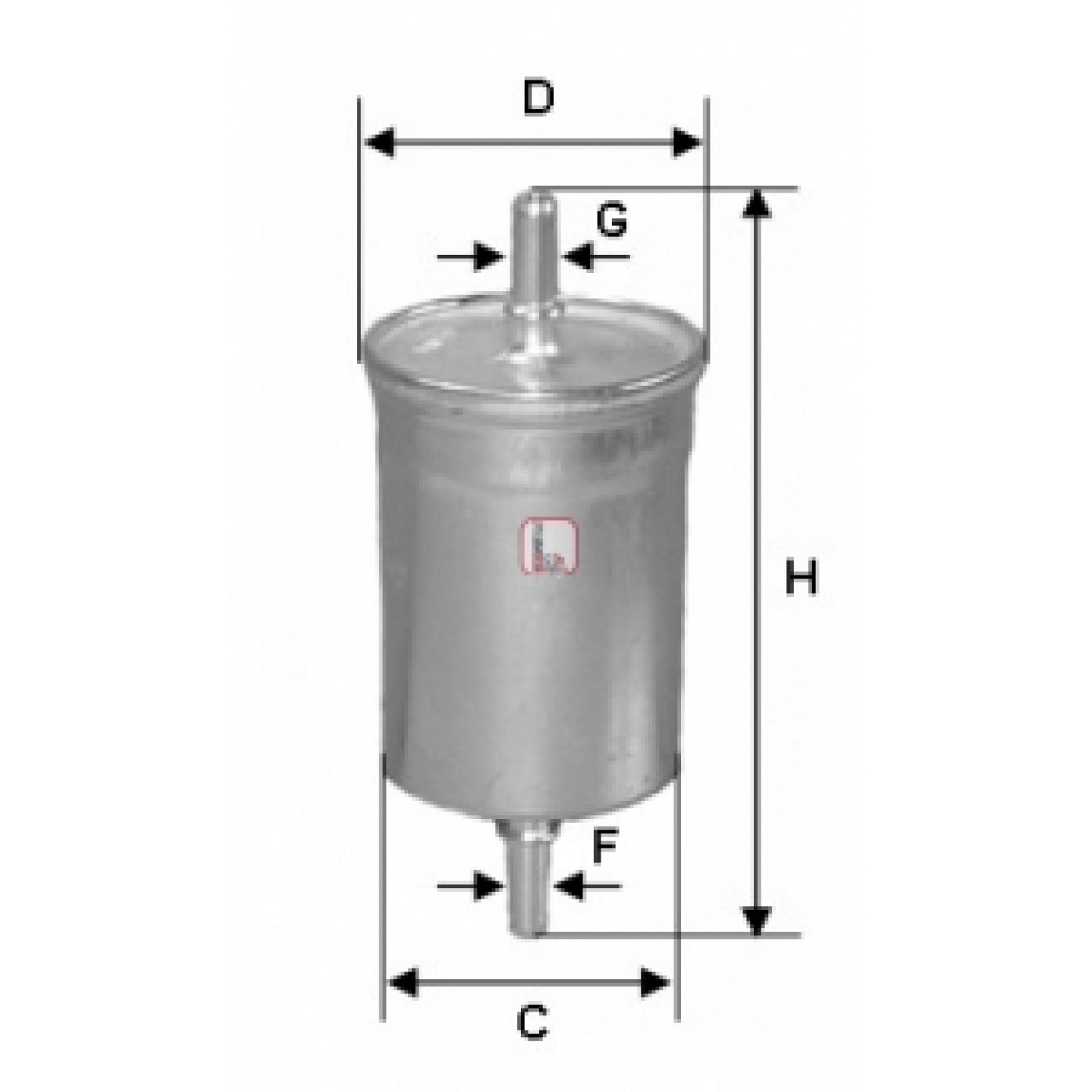 Kraftstofffilter SOFIMA S 1710 B
