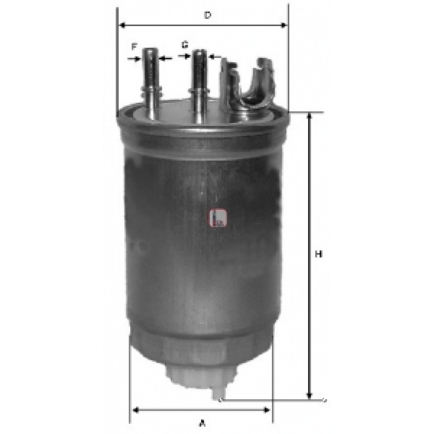 Kraftstofffilter SOFIMA S 4412 NR