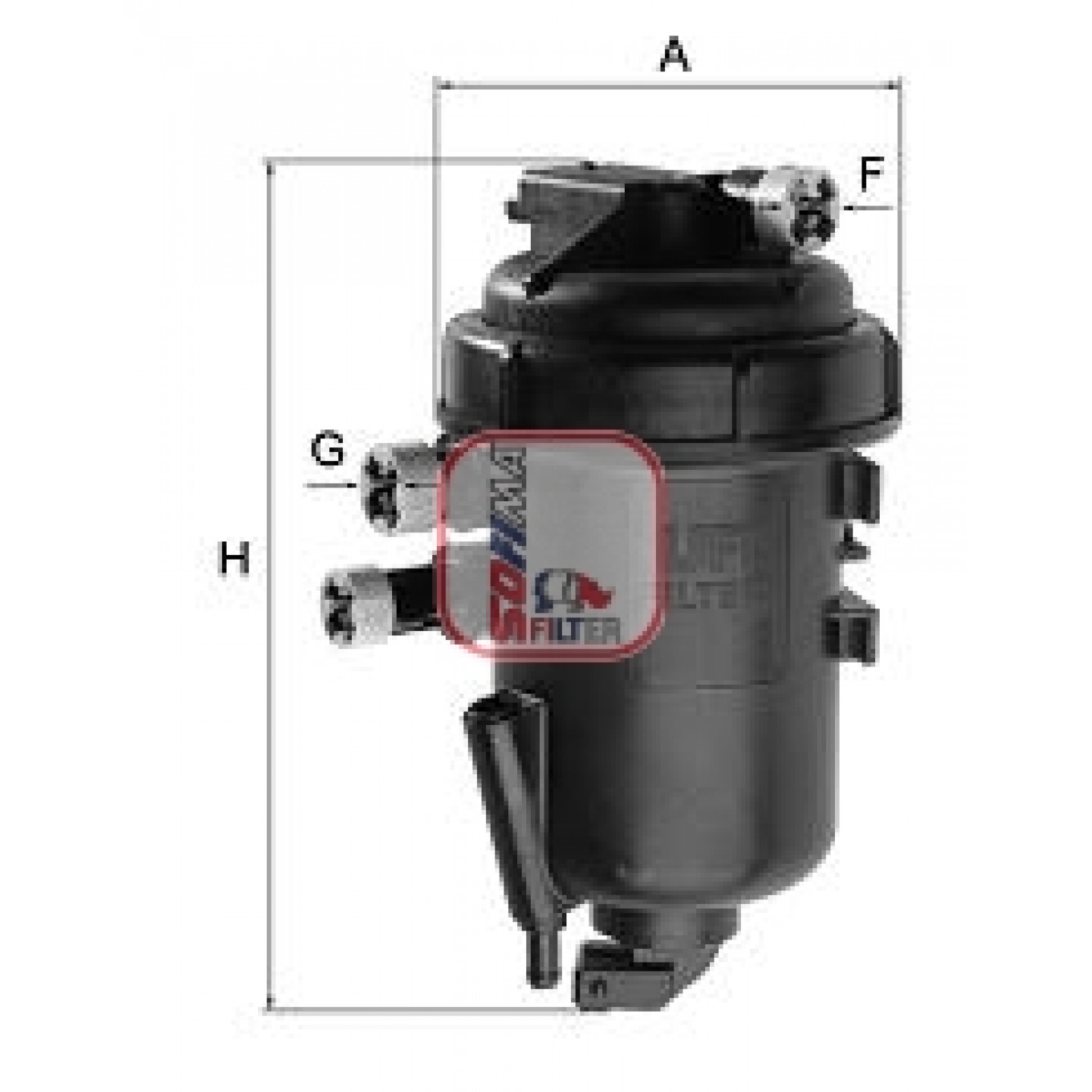 Filtro combustible SOFIMA S 5163 GC