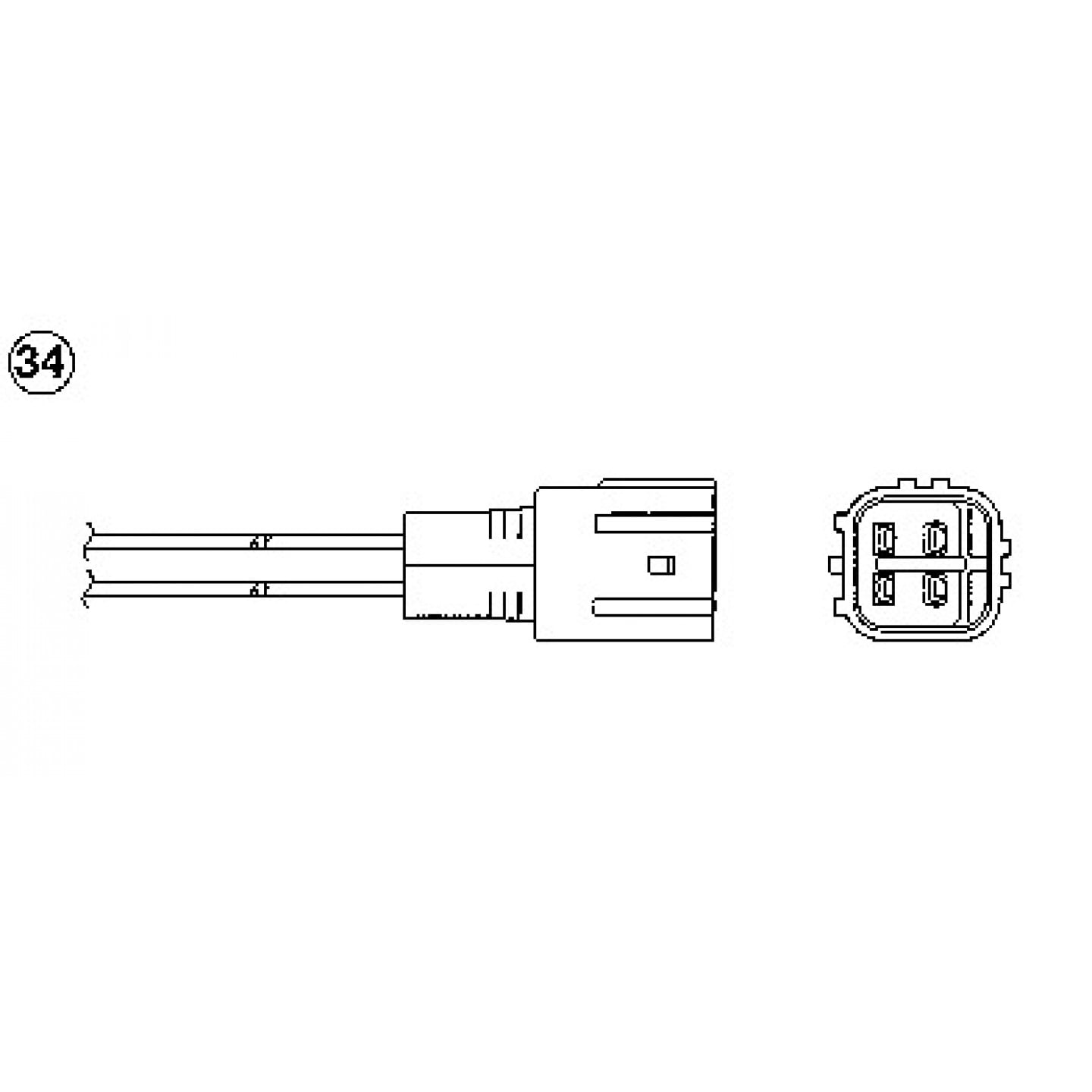 Lambda sonda NGK 7948