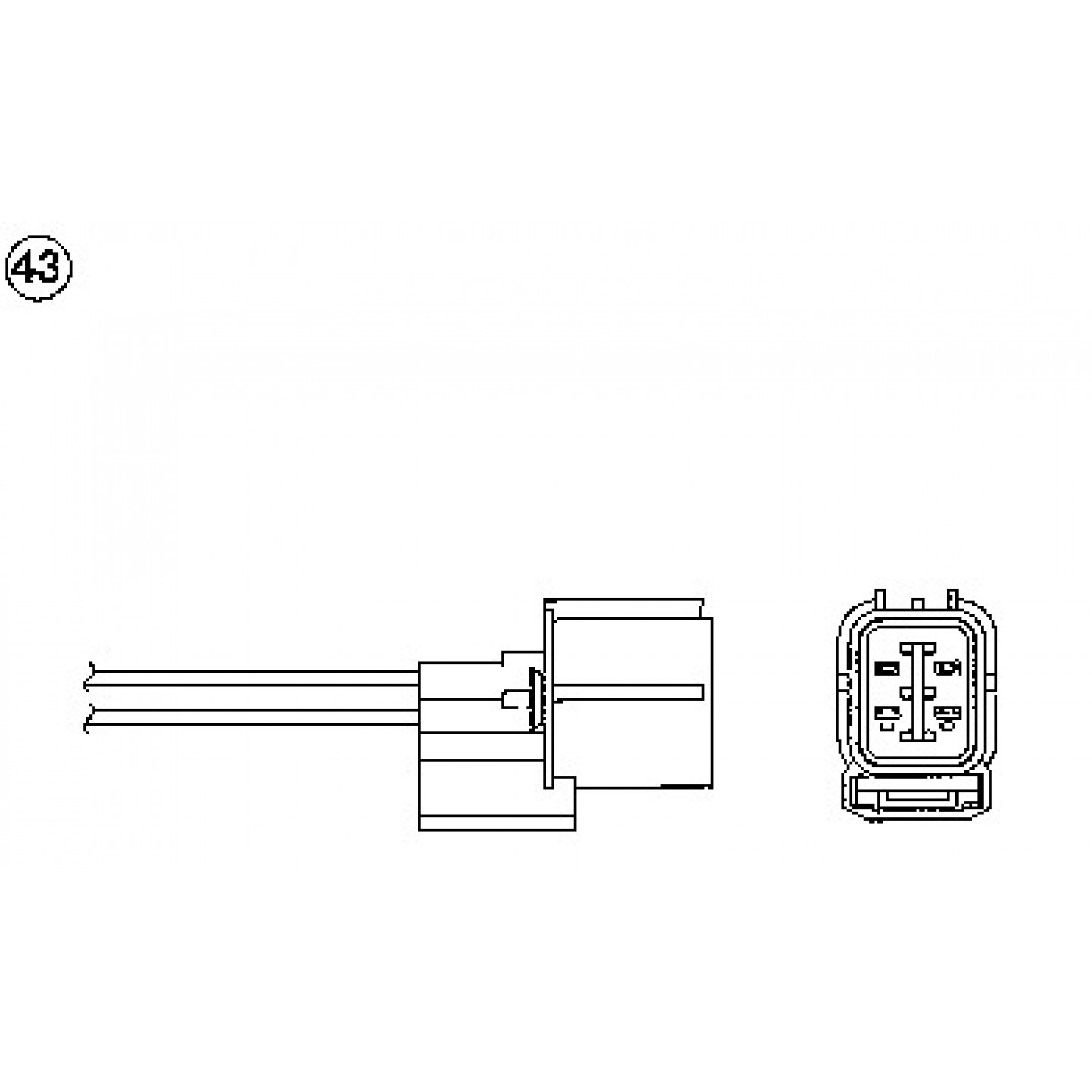 Sonda lambda NGK 0288