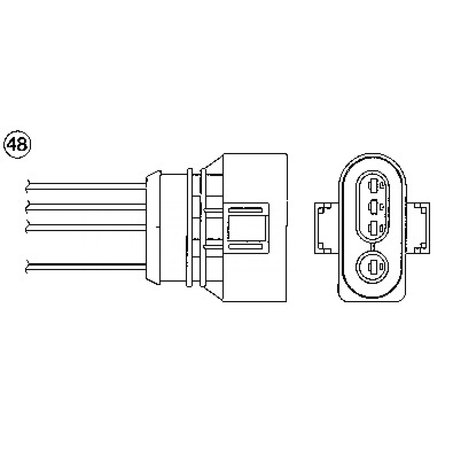 Sonde lambda NGK 96117