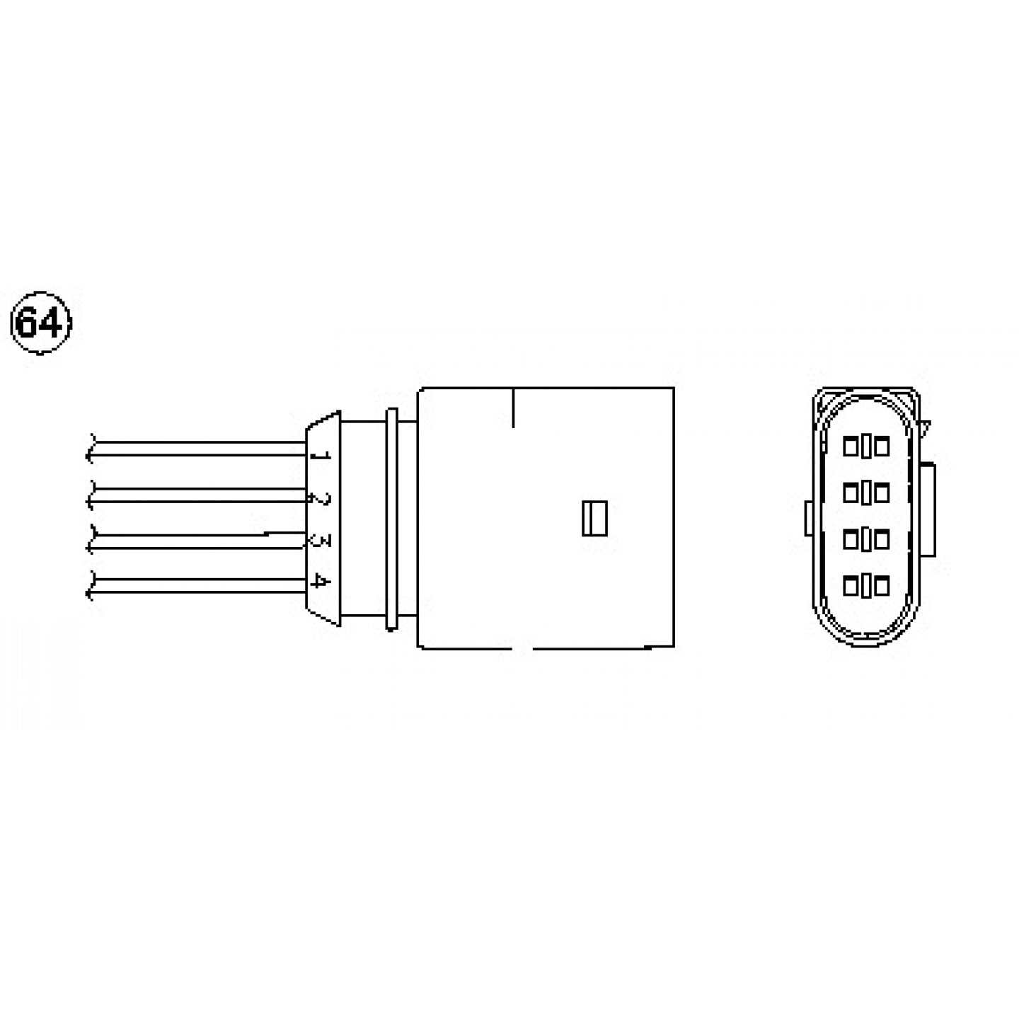 Lambda sonda NGK 8738
