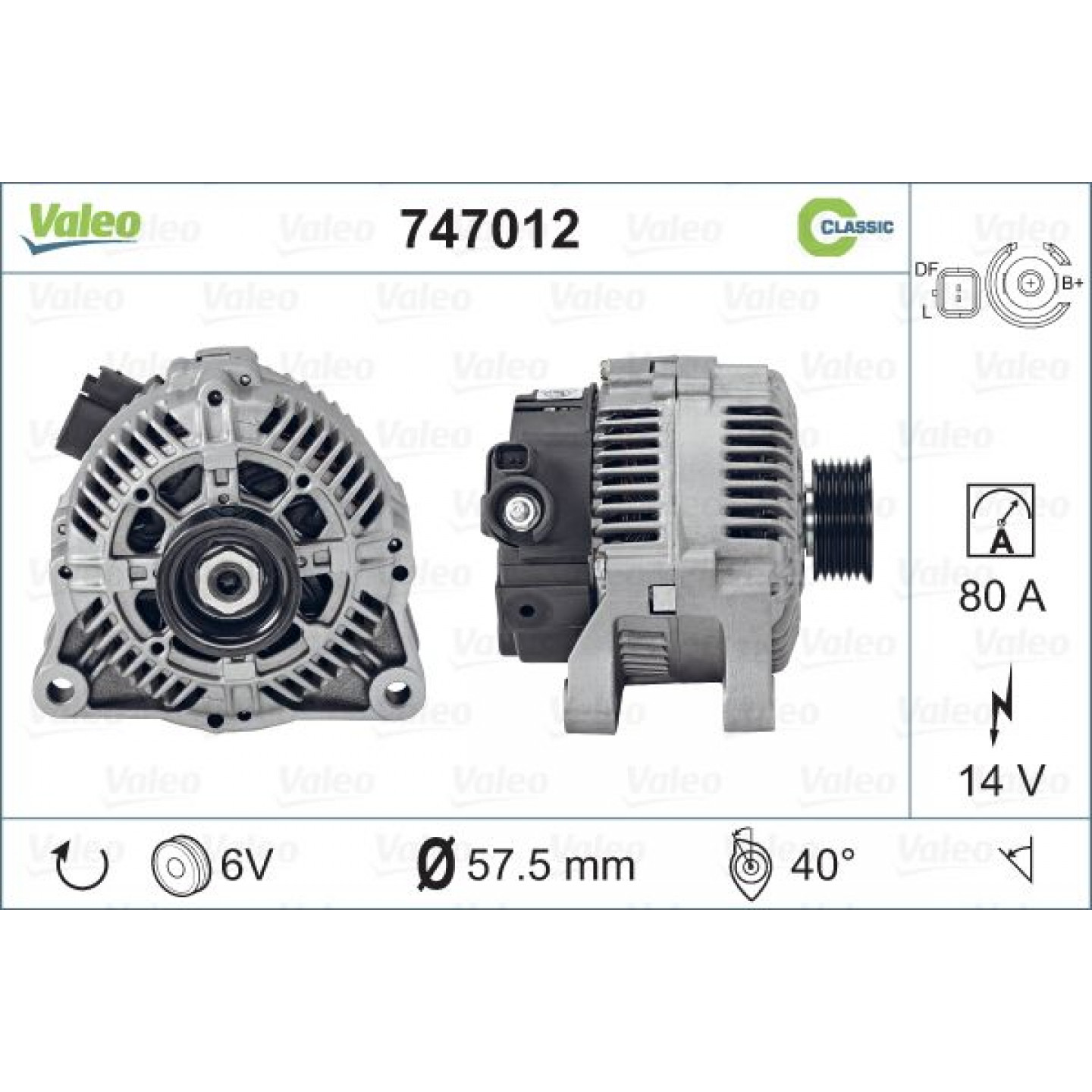 Alternator VALEO 747012