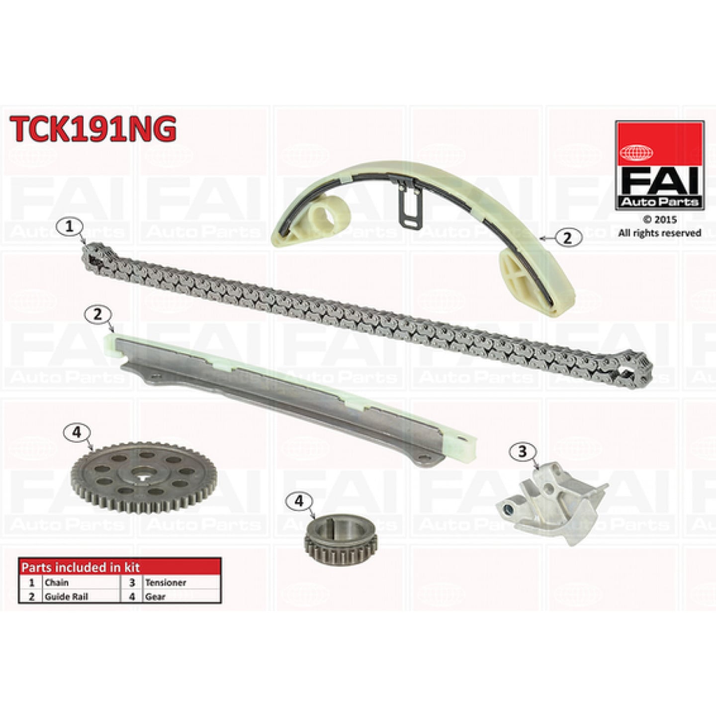 Steuerkettensatz FAI AutoParts TCK191NG