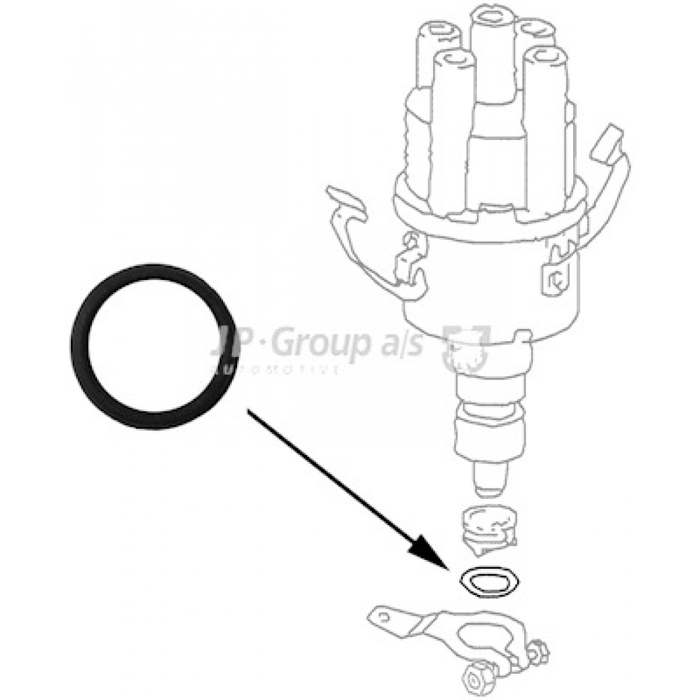 Distributore accensione JP GROUP 8191150106