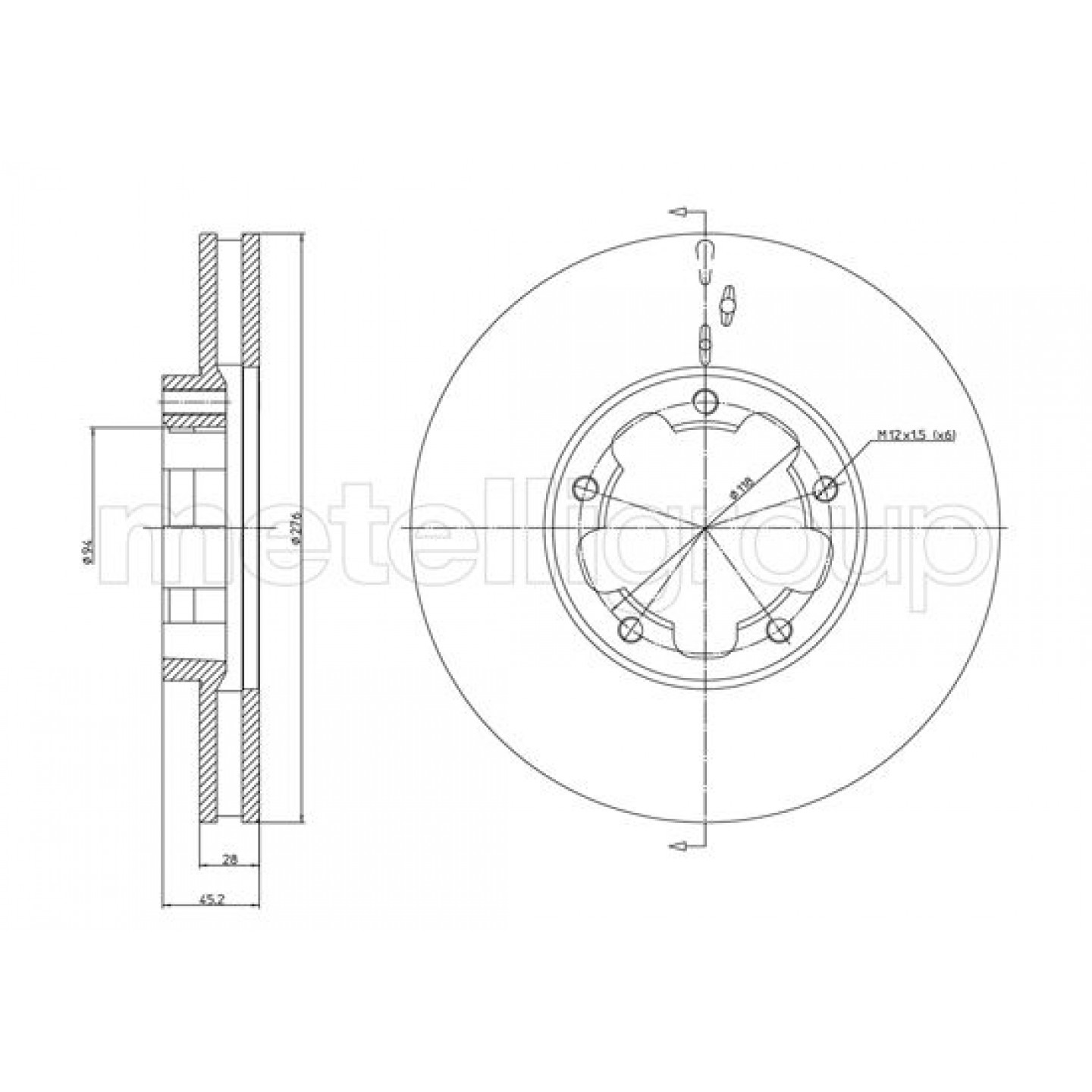 Bremsscheibe CIFAM 800-1177