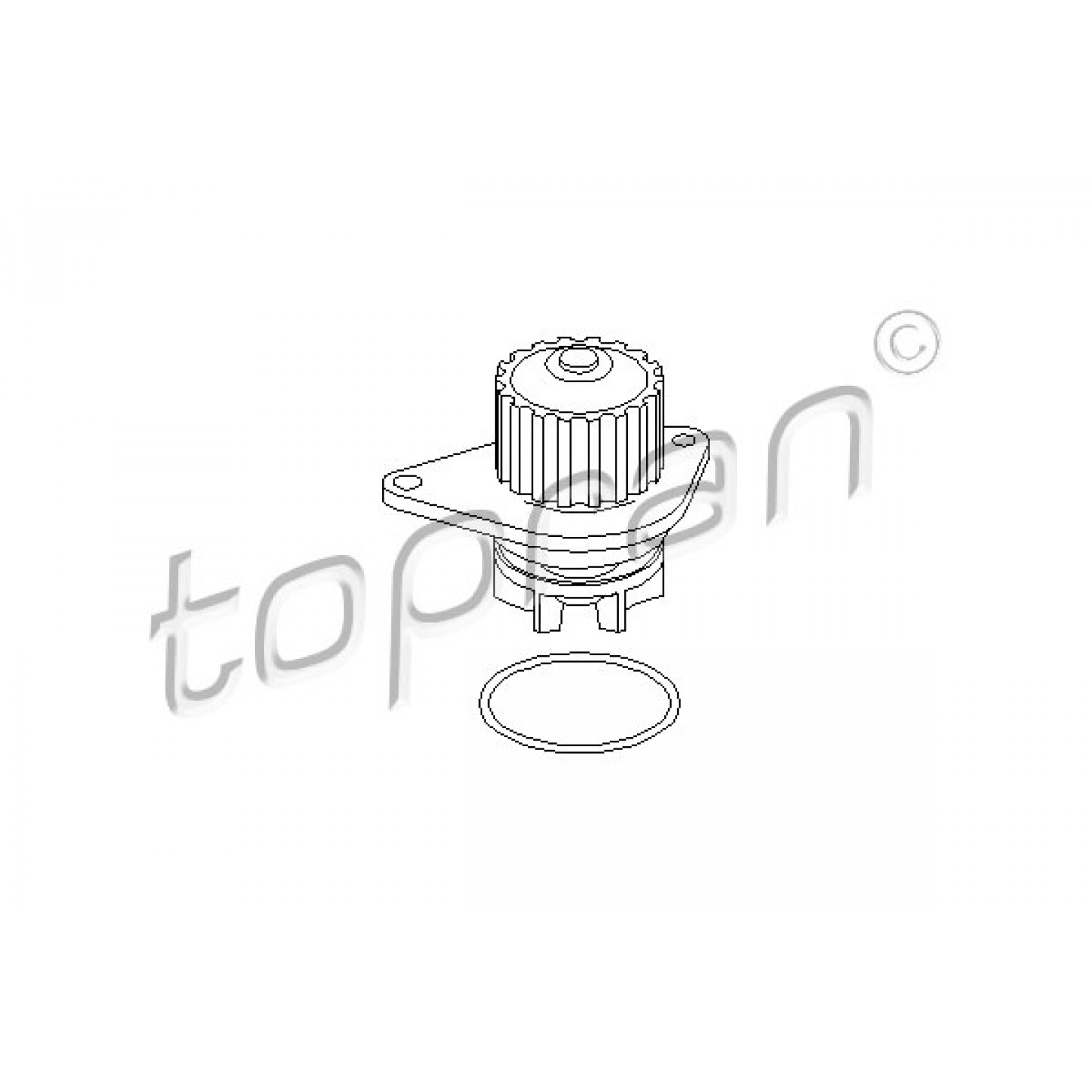 Pompe à eau TOPRAN 721 222