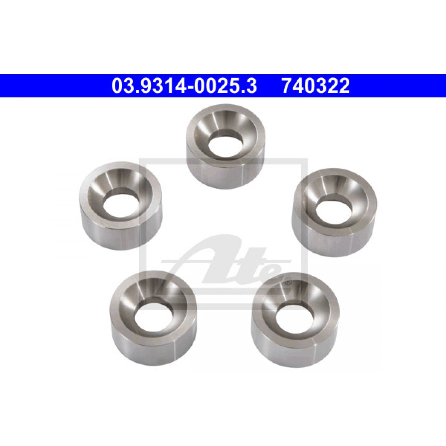 Afstandsring ATE 03.9314-0025.3