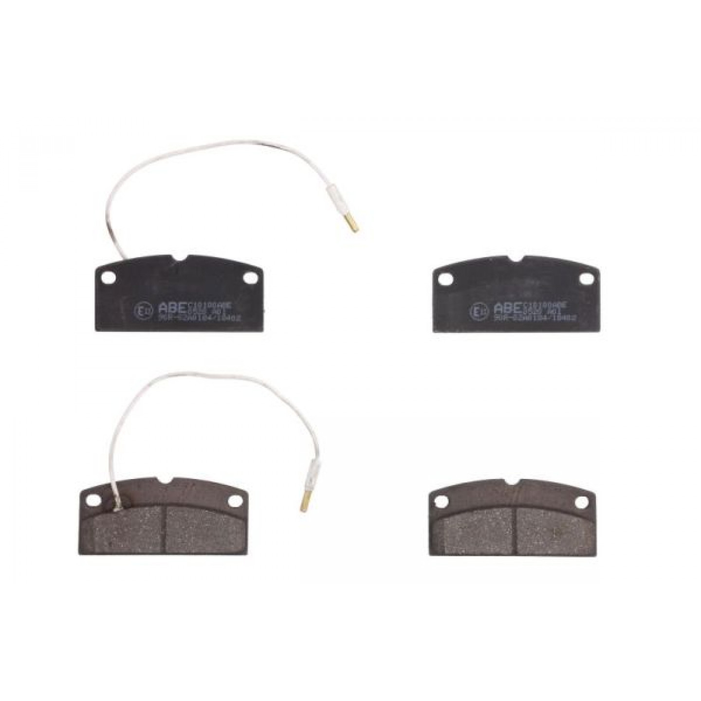 Kit de plaquettes de frein, frein à disque ABE C10100ABE