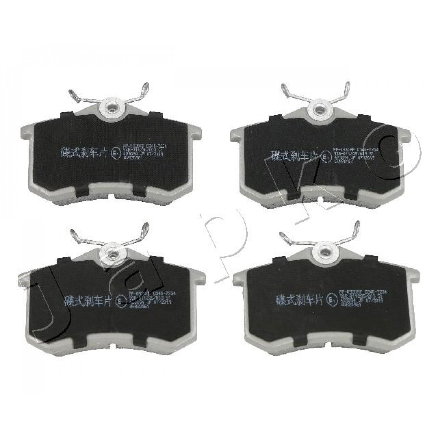 Kit pastiglie freno, Freno a disco JAPKO 510920