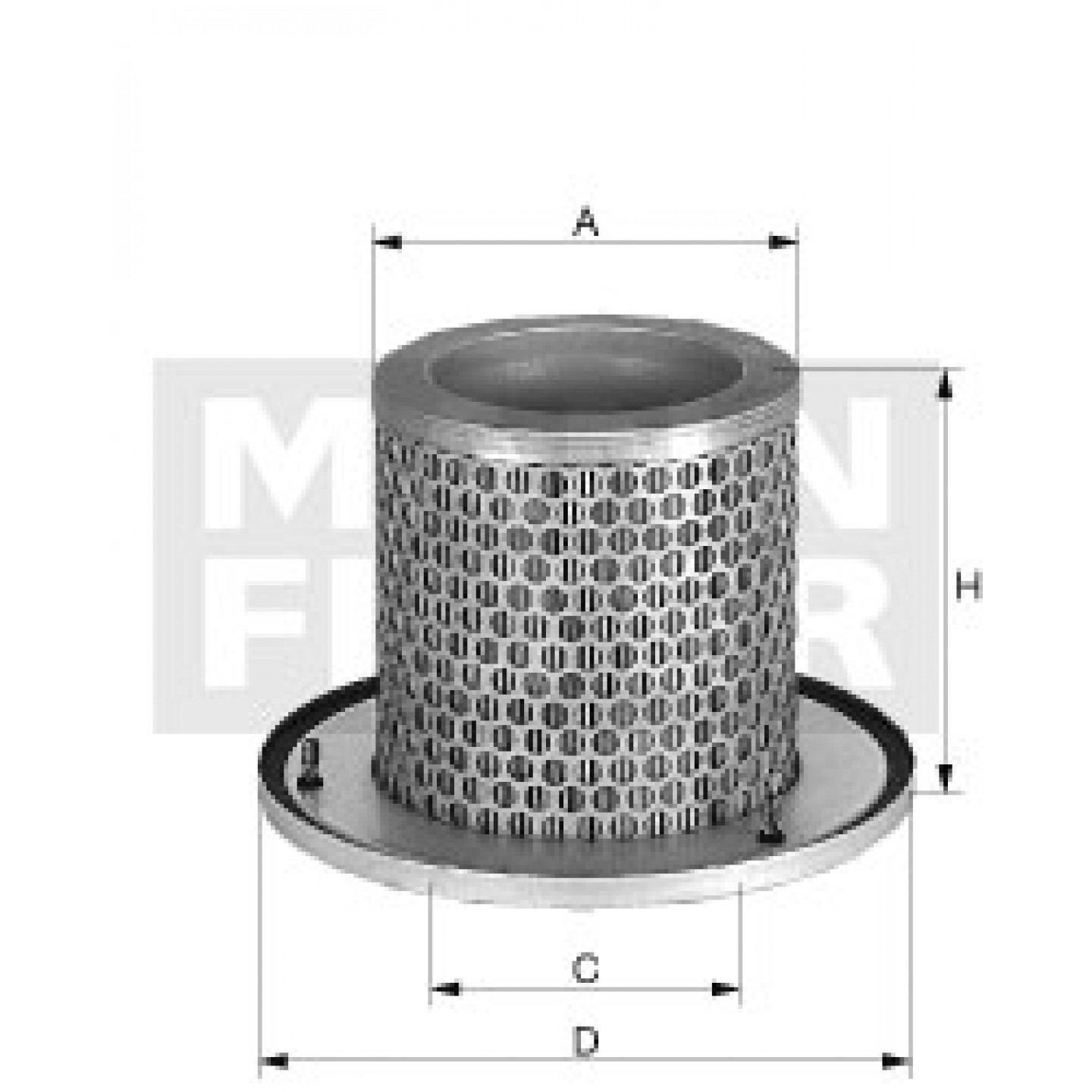 Filtro de aire complementario MANN-FILTER C 1374/2 KIT