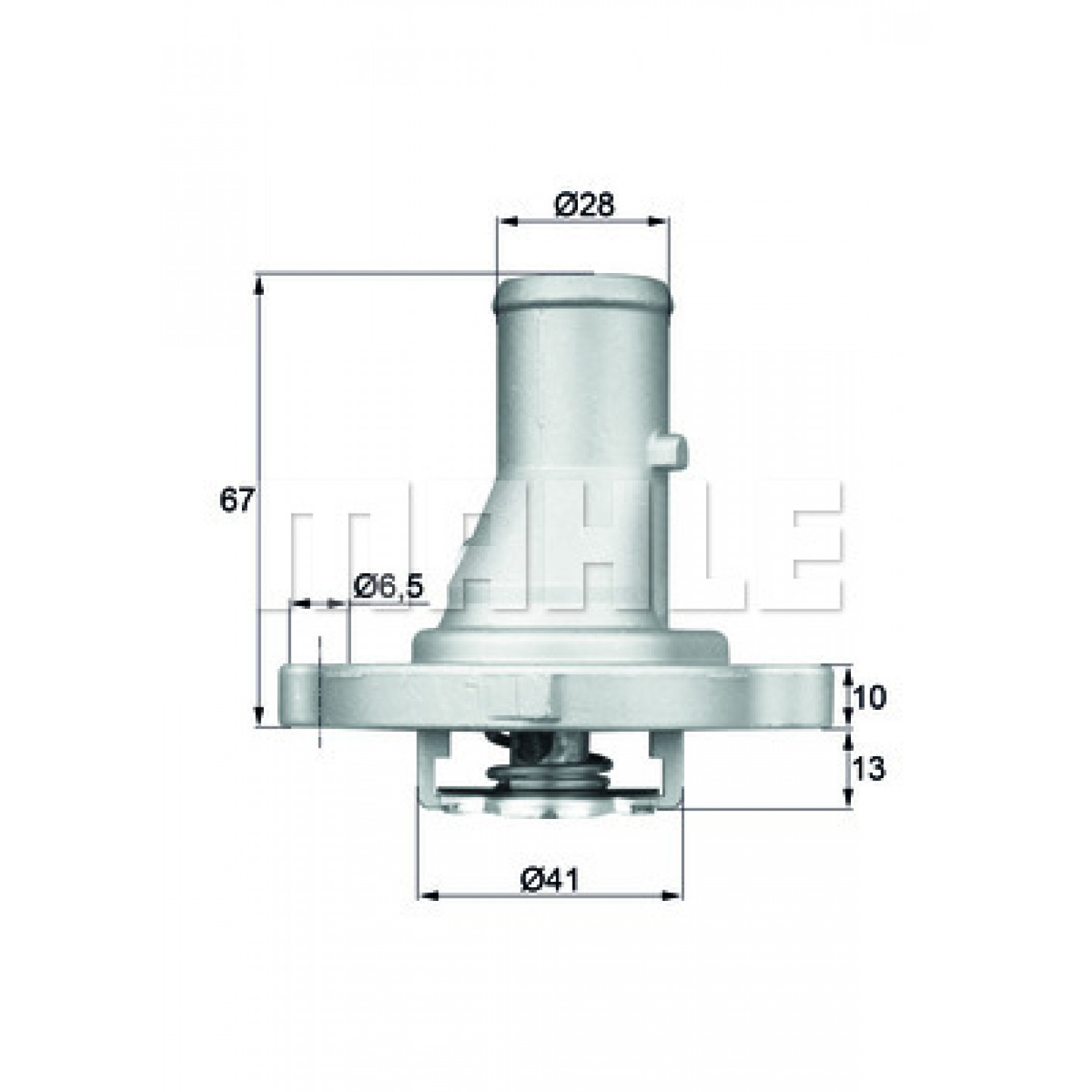 Thermostat, Kühlmittel BEHR TI 68 87D