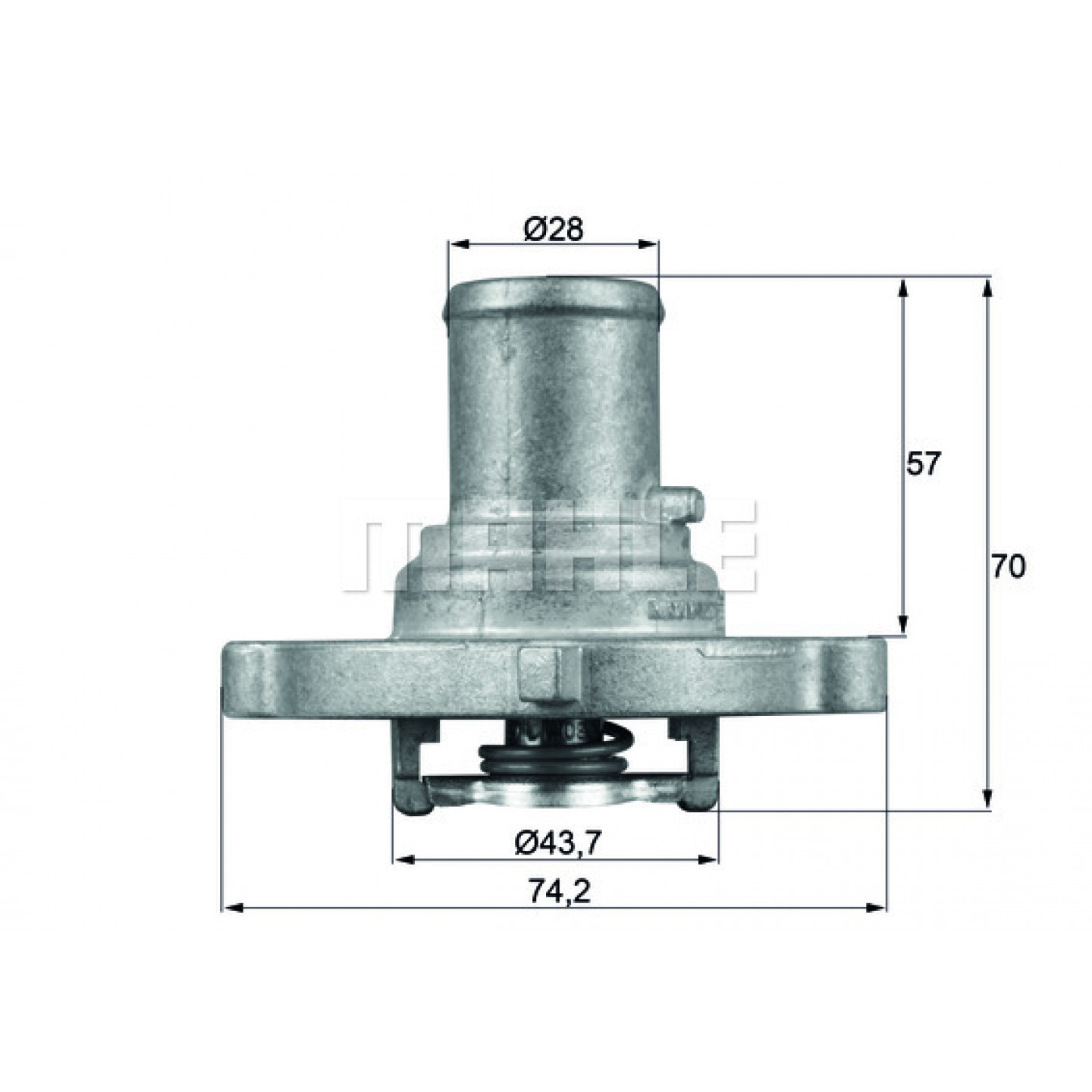 Thermostat, Kühlmittel BEHR TI 122 87D