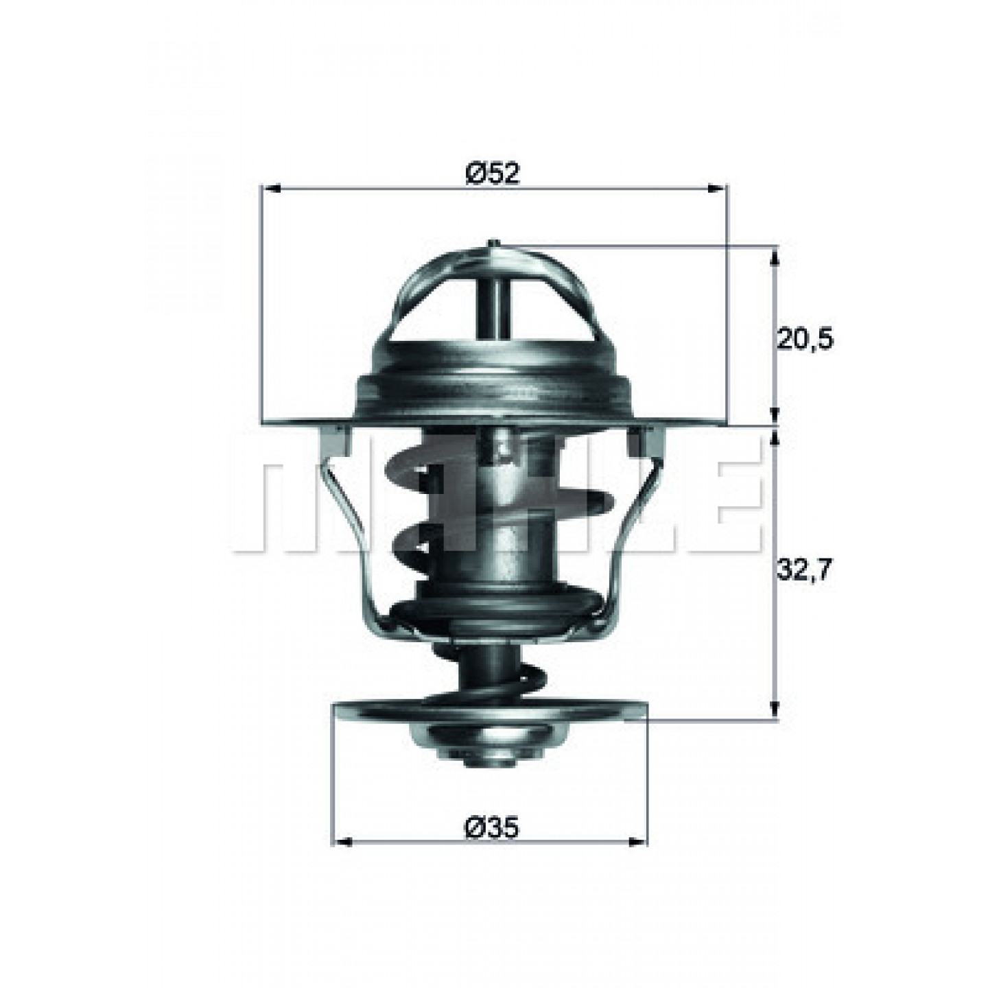 Thermostat, Kühlmittel BEHR TX 12 88D