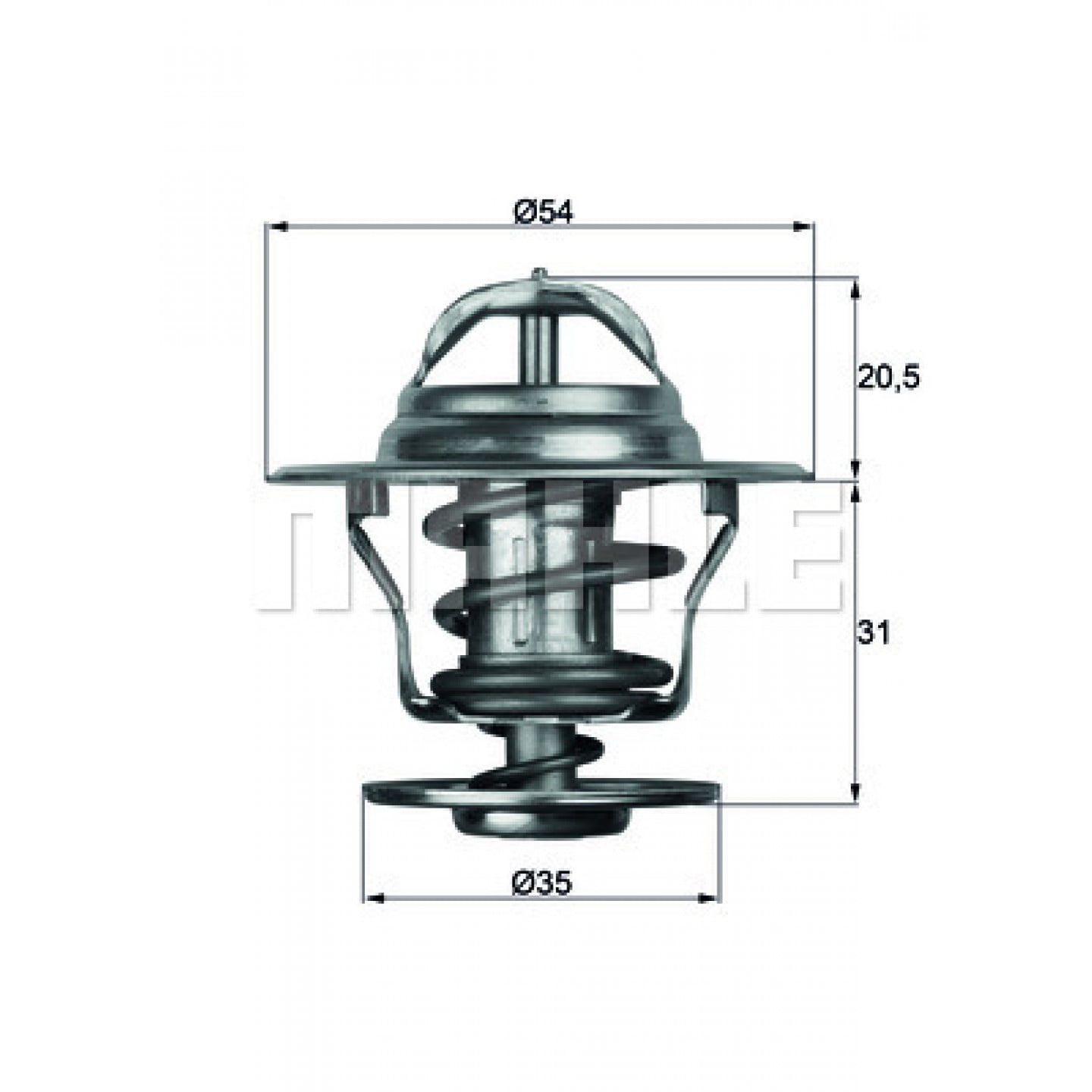 Thermostat, Kühlmittel BEHR TX 13 87D