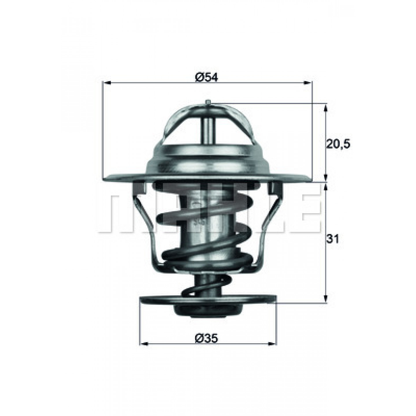 Thermostat, Kühlmittel BEHR TX 15 84D