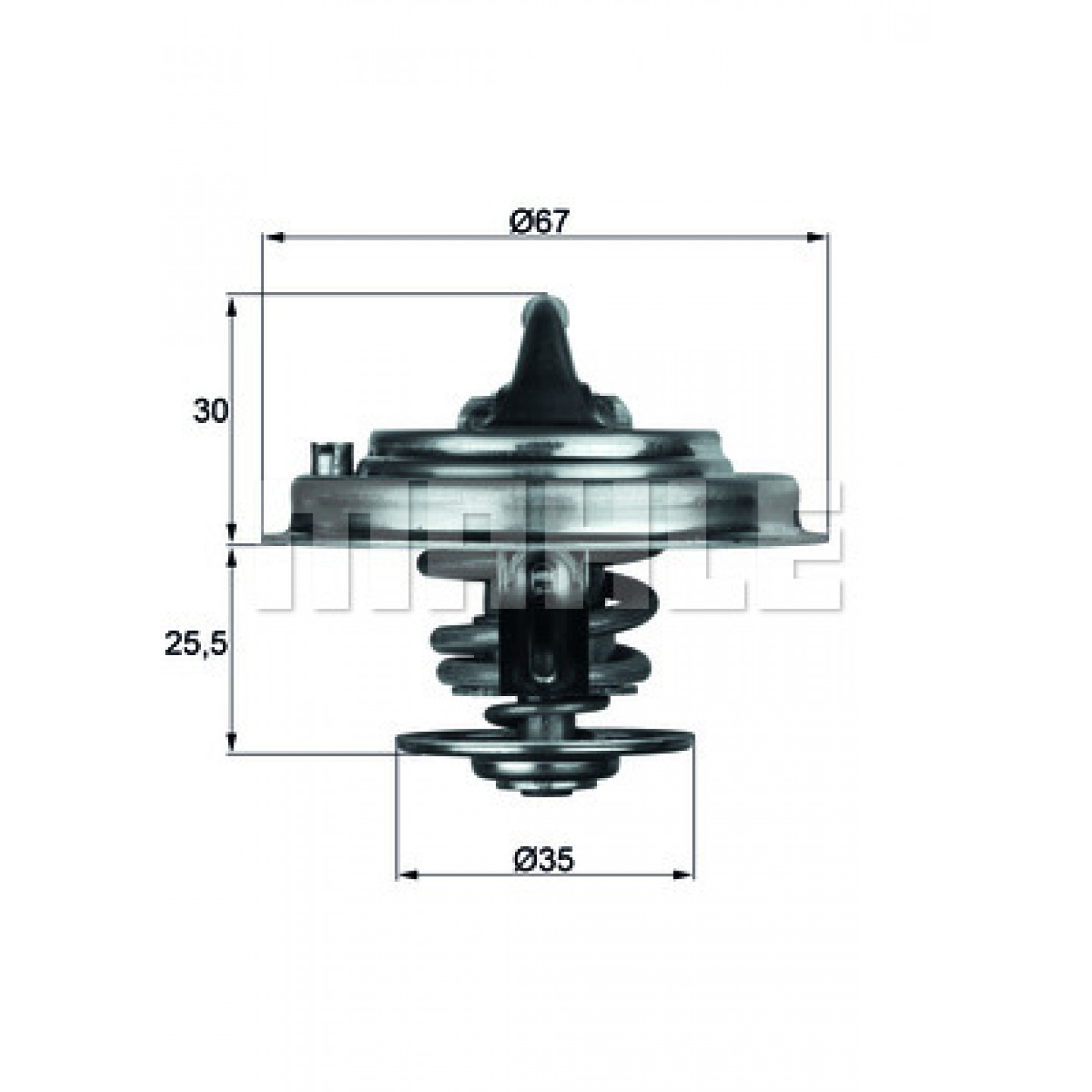 Thermostat, Kühlmittel BEHR TX 30 71D