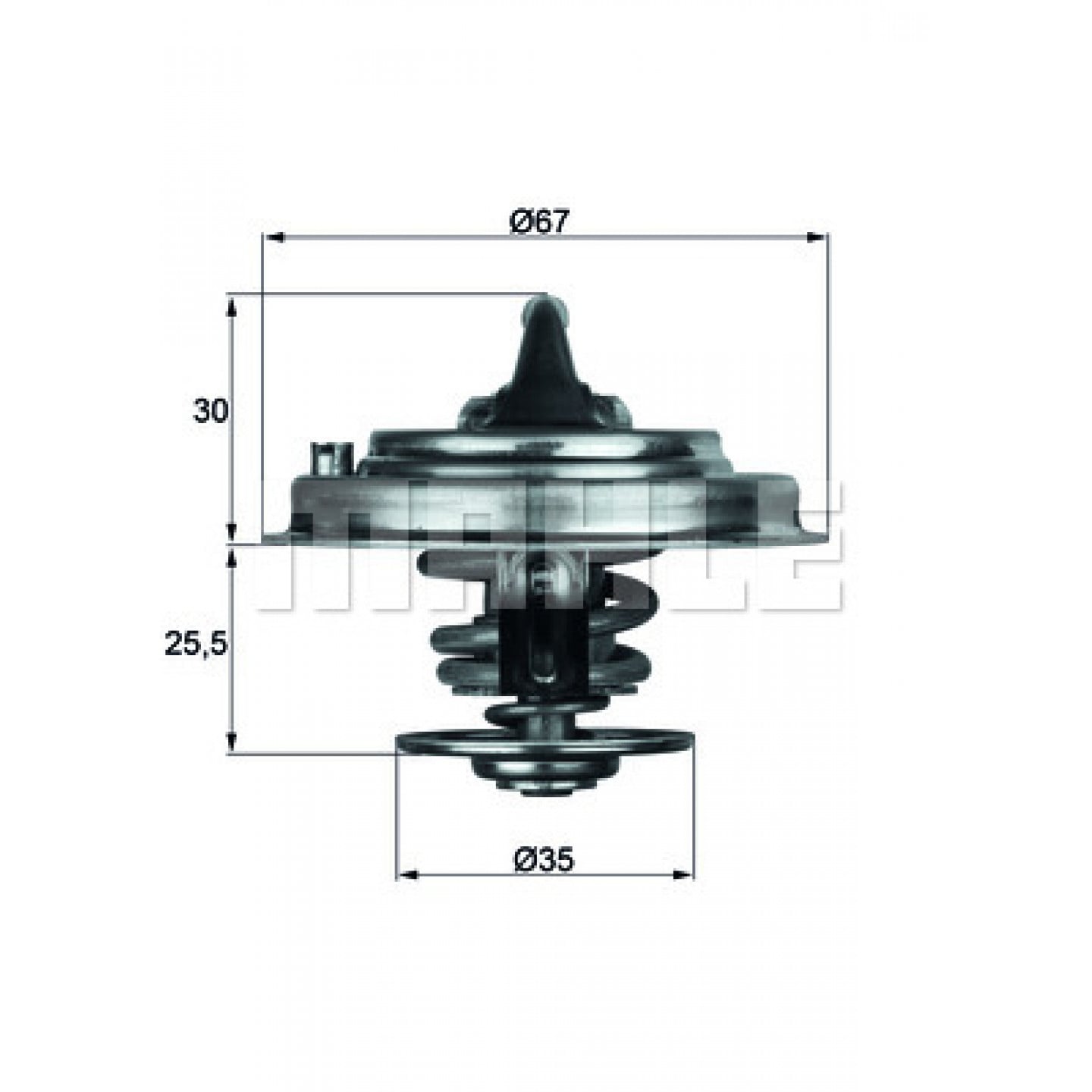 Termostat, chladivo BEHR TX 34 87D