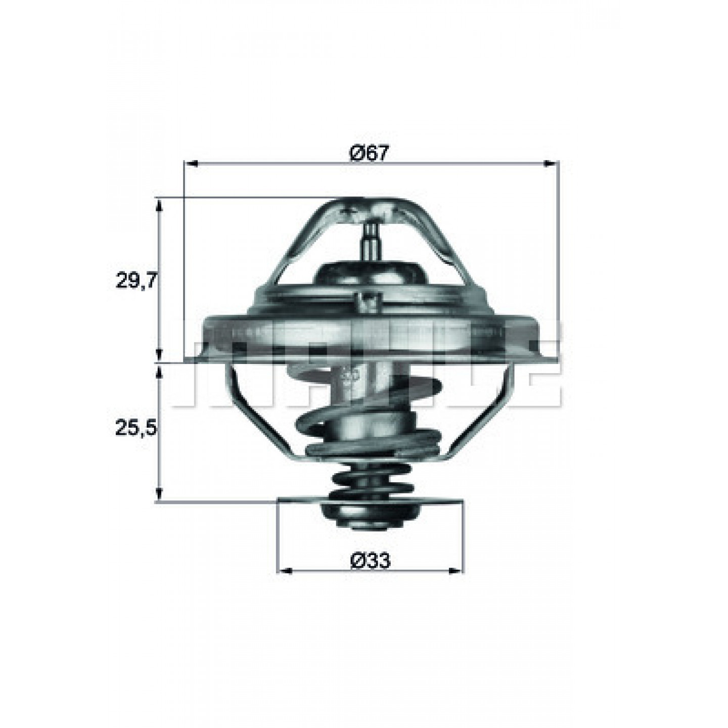 Thermostat, Kühlmittel BEHR TX 38 80D