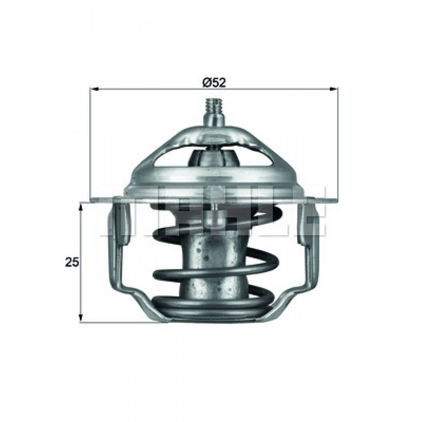 Thermostat, Kühlmittel BEHR TX 64 88