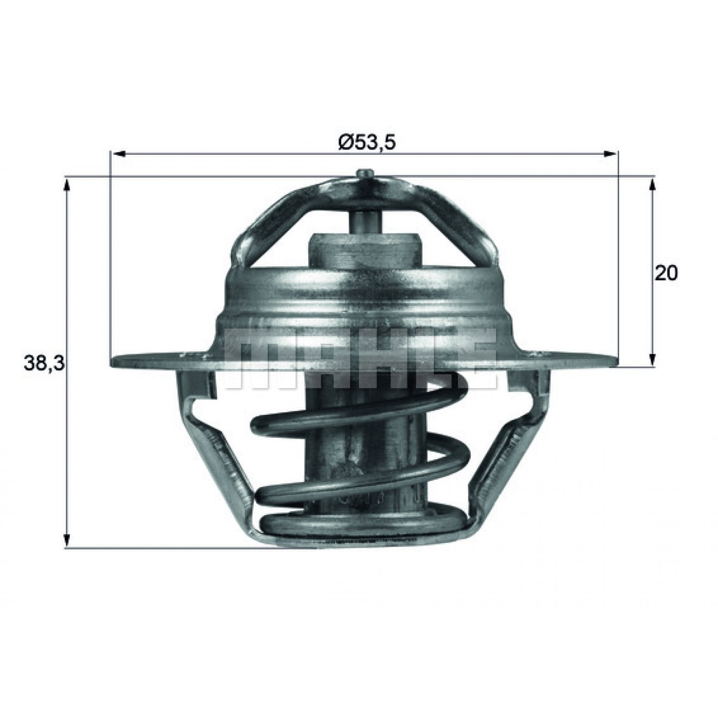 Thermostat, Kühlmittel BEHR TX 88 88D