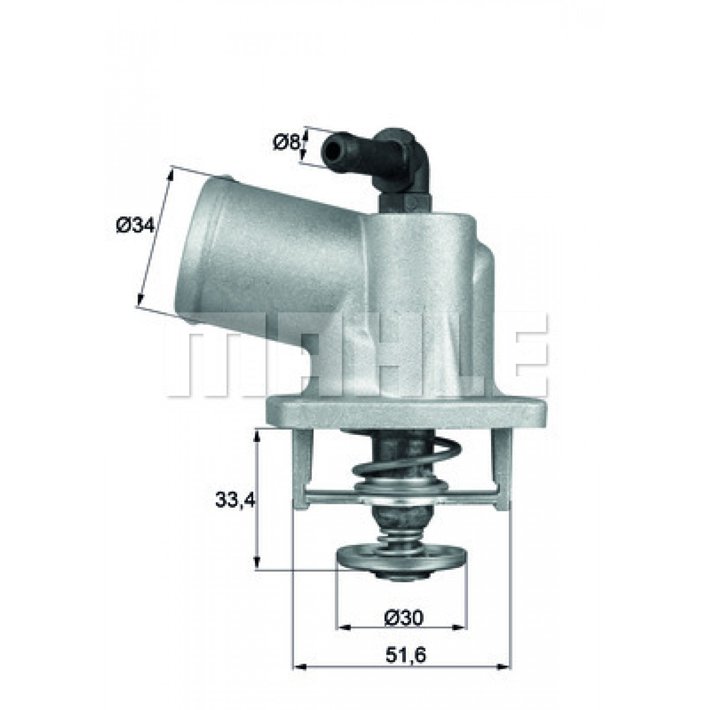 Termostato BEHR C.1047.92 Per Opel Astra G, Zafira A, Vectra – Sostituisce 1338434, 90573326, TH6519.92J