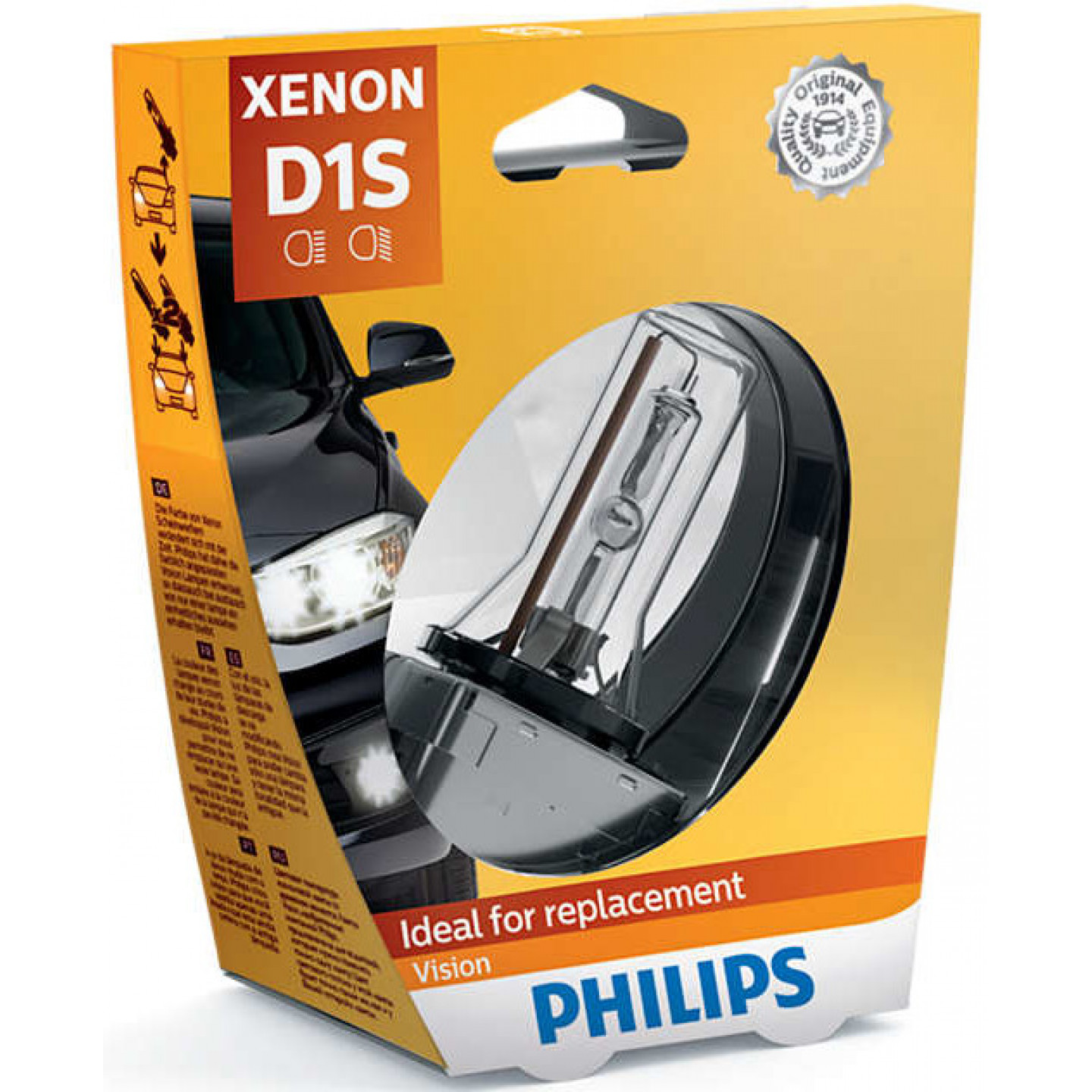 Xenon bulb PHILIPS VISION 35W 85V D1S - Trodo.com